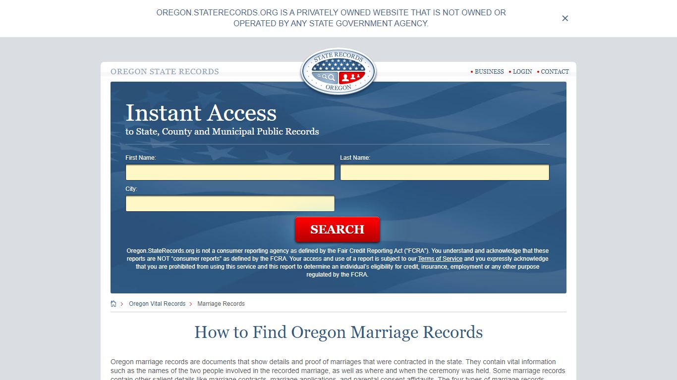 How to Find Oregon Marriage Records